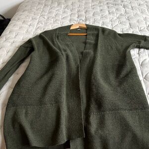 Lululemon Athletica Forest Green Cardigan